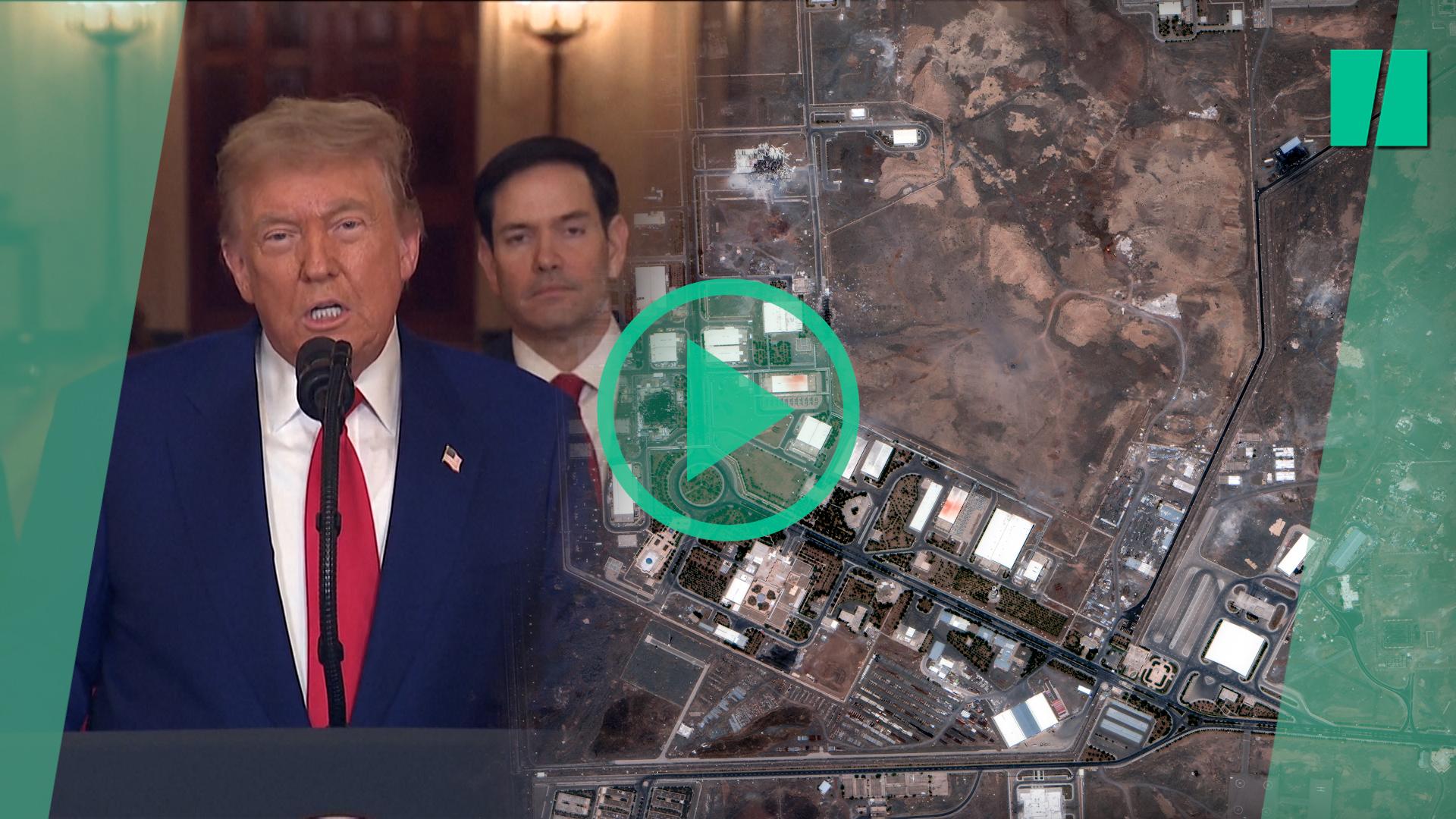 Estas imágenes satelitales contradicen la versión de Donald Trump.