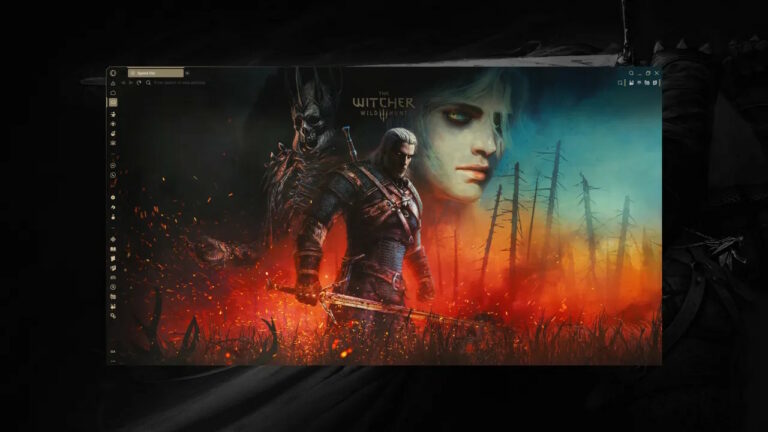 Geralt de Riv (The Witcher) toma el control del navegador