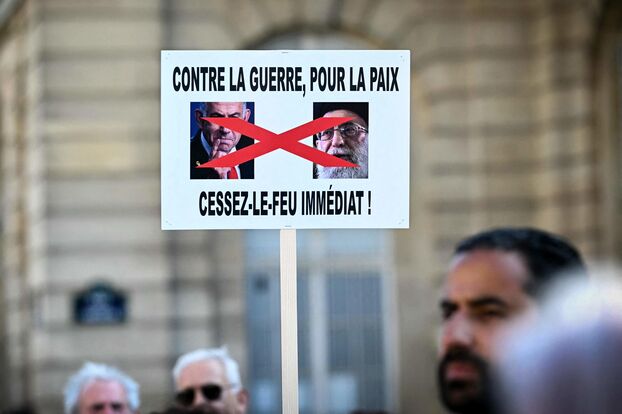 Guerra Israel-Irán: manifestación en París para decir "no a Khamenei