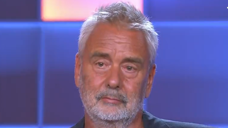 La emoción de Luc Besson ante imágenes de archivo de