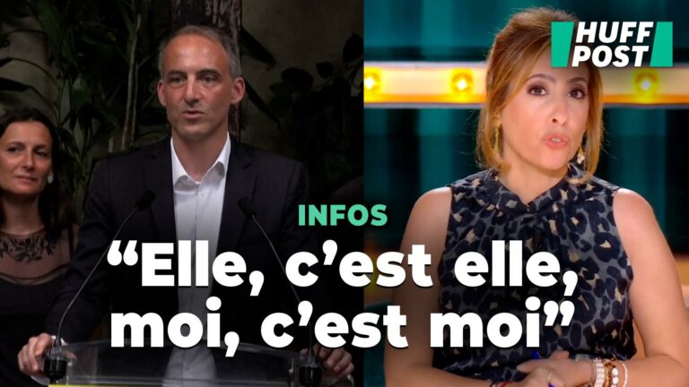 Léa Salamé en el telediario de France 2, Raphaël Glucksmann