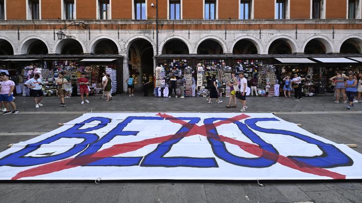 Protesta en Venecia