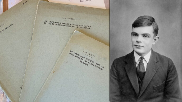 Los documentos fundamentales de Alan Turing, casi destruidos por una