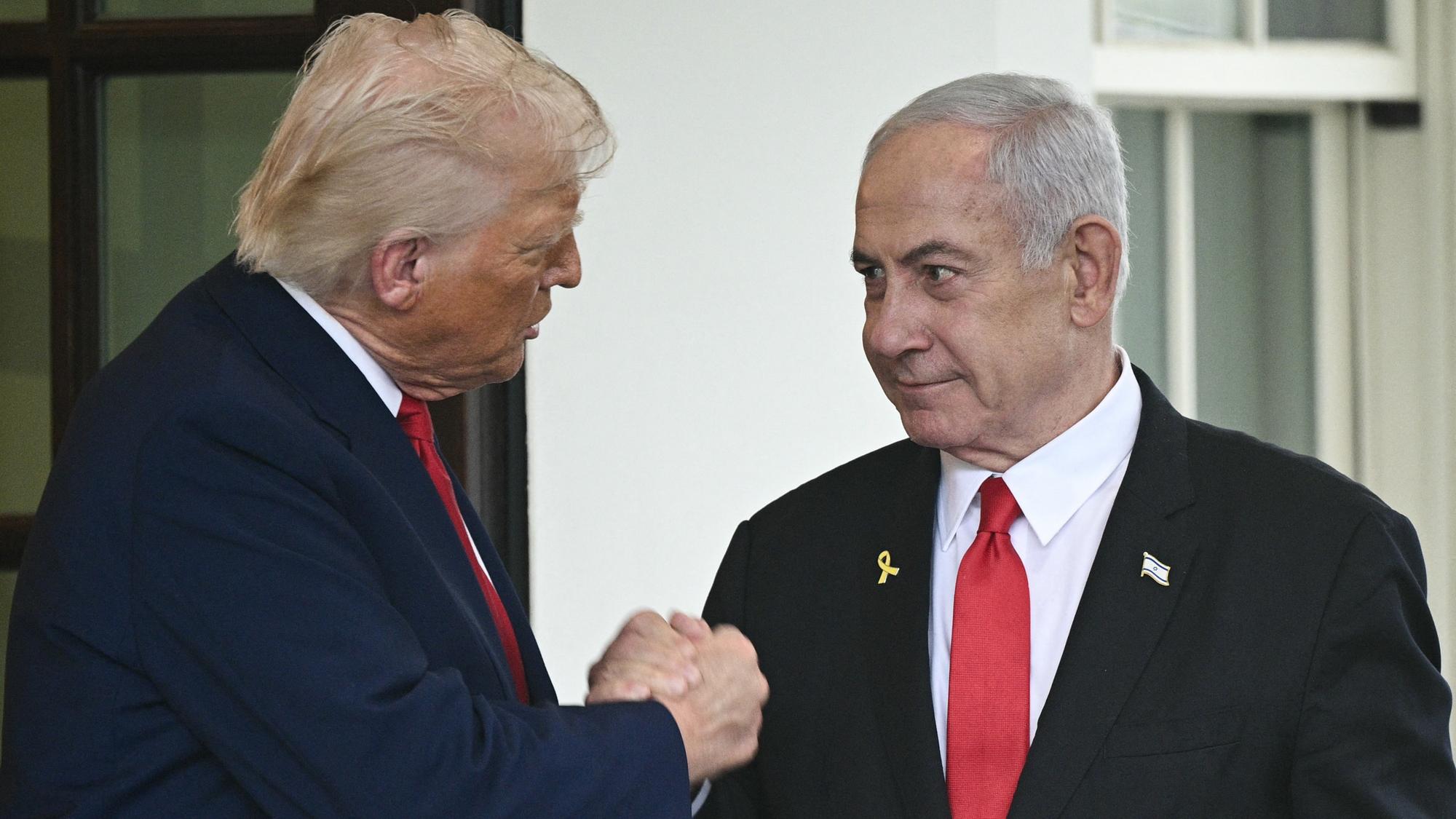 Netanyahu agradece de manera enfática a Trump tras los primeros