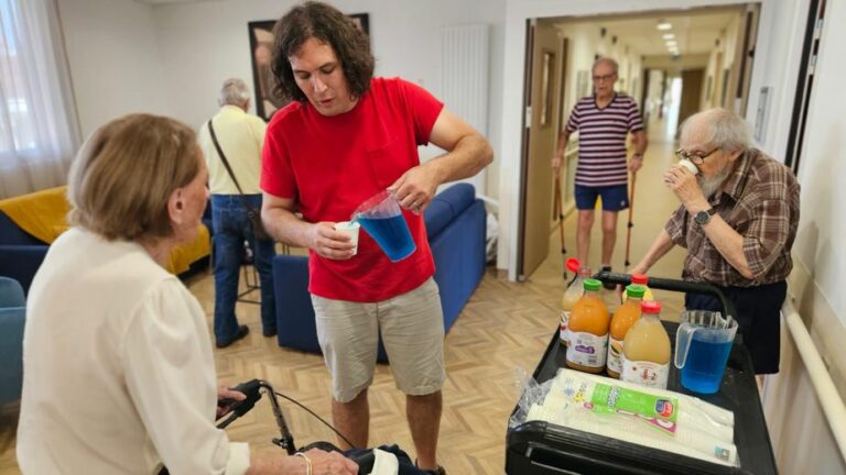 « Nos aseguramos de que se mantengan bien hidratados»: las