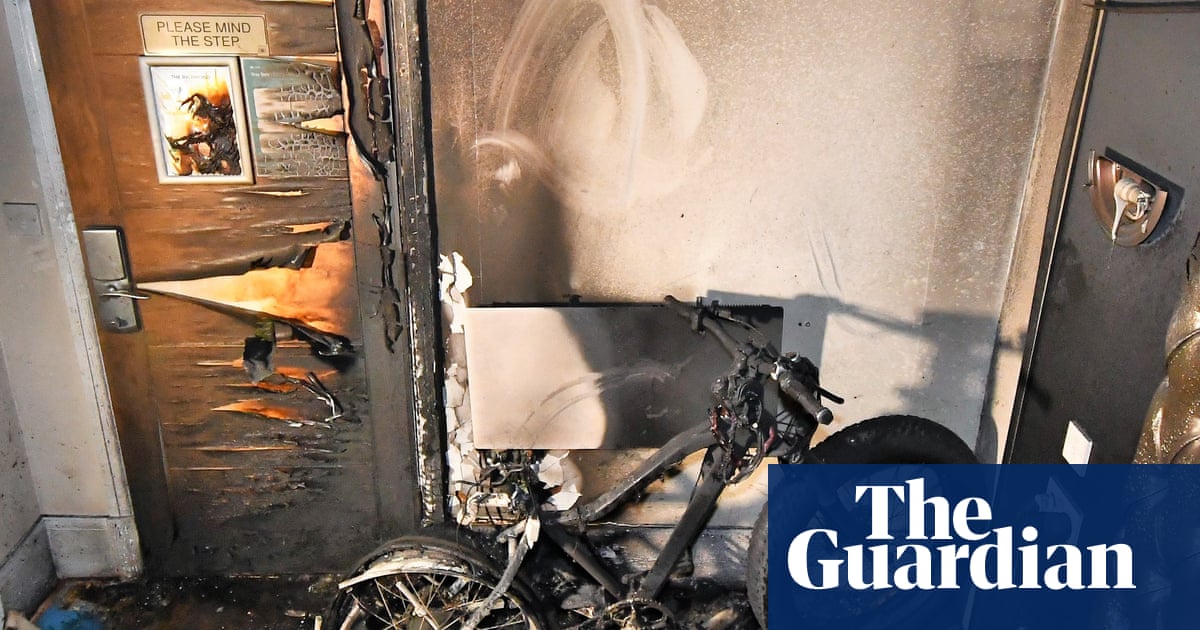 Número récord de incendios de bicicletas eléctricas en el Reino