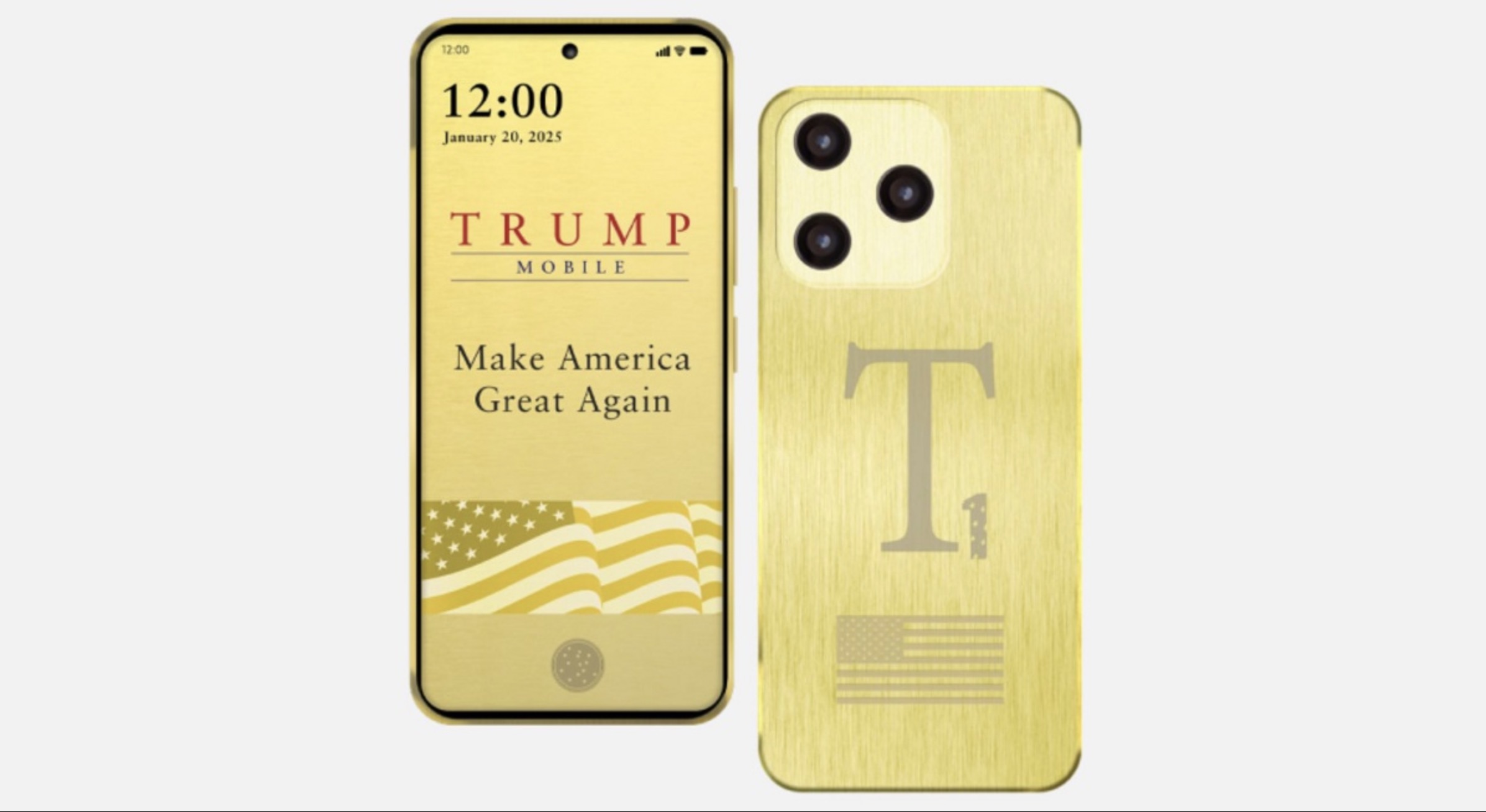 Oh, qué raro... este smartphone Trump "Made in USA" en