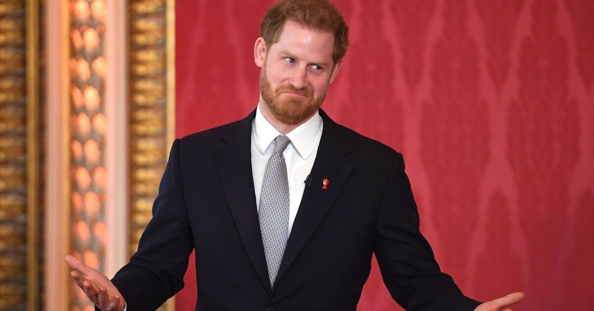 Prince Harry sorprendente hizo que un alto cargo real abandonara