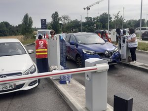 Quint-Fonsegrives. Un bloqueo del parking de la clínica por casi