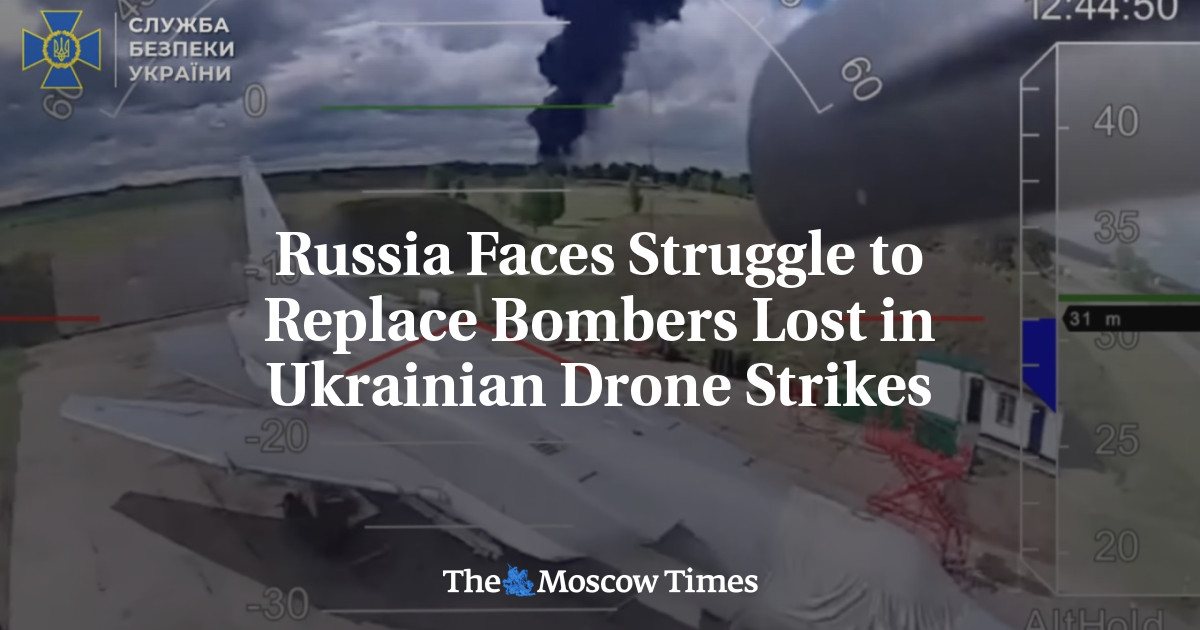 Rusia enfrenta dificultades para reemplazar los bombarderos perdidos en los