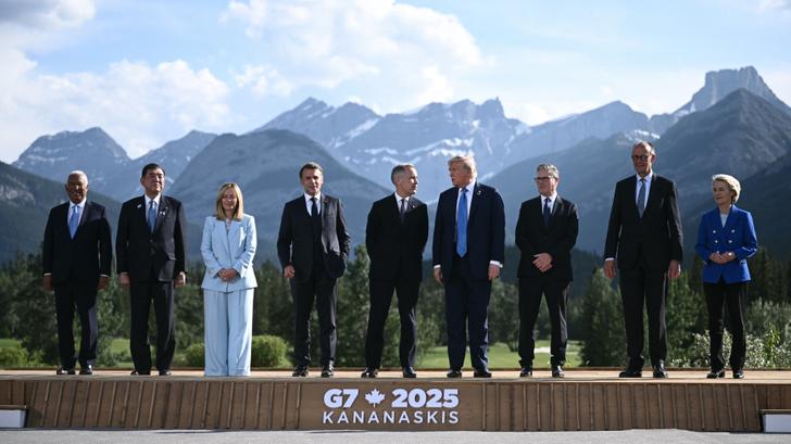 Trump, Starmer, Merz... En el G7, la foto de los
