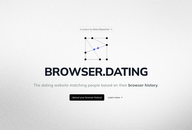 ¿Encontrar el amor haciendo coincidir tu historial web? Esa es