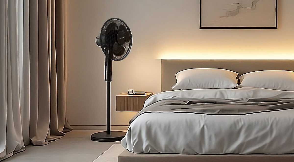 ¿Se puede dormir con un ventilador encendido?