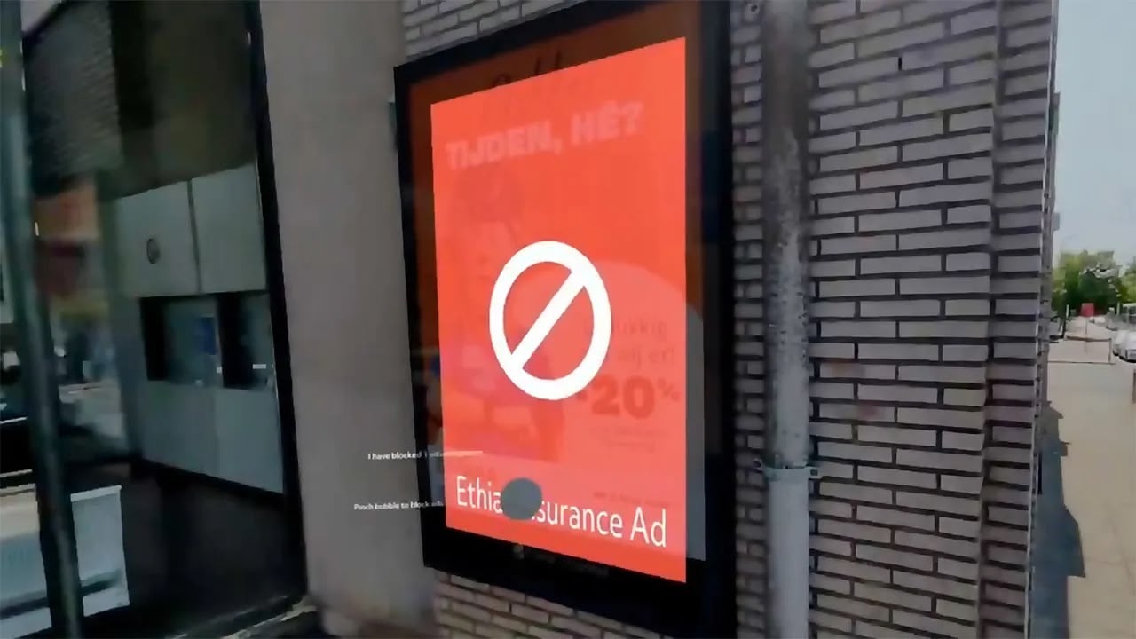 ¿Un bloqueador de anuncios en la vida real? Este filtro