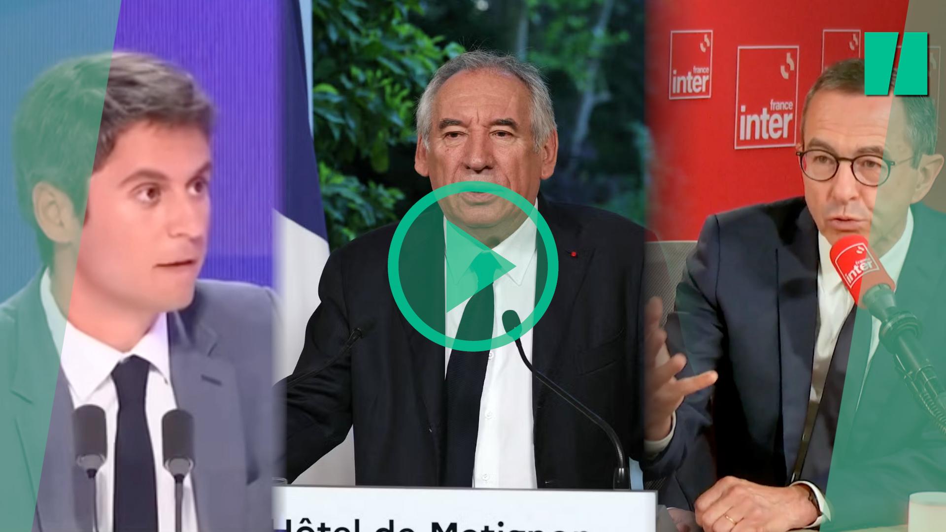Darmanin, Retailleau, Attal… Nada va bien alrededor de François Bayrou.
