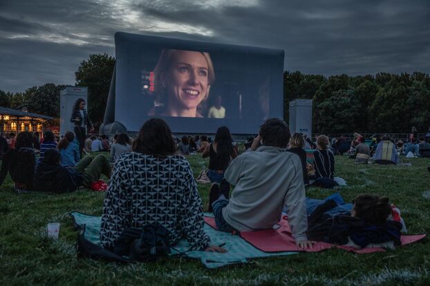 El cine en pleno aire vuelve a La Villette después de una pausa debido a los Juegos Olímpicos. LP/Fred Dugit