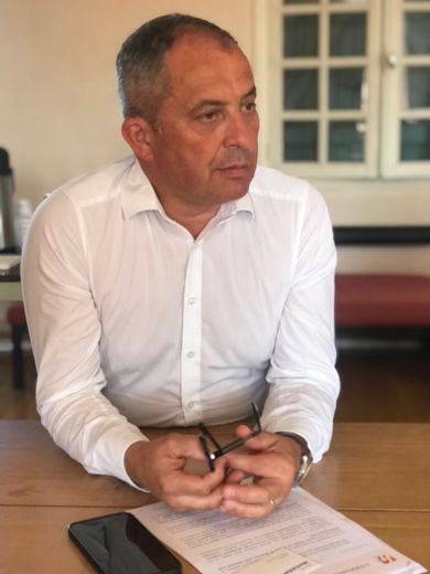 Jean Gauchiran, director del proyecto del nuevo hospital de Montauban.