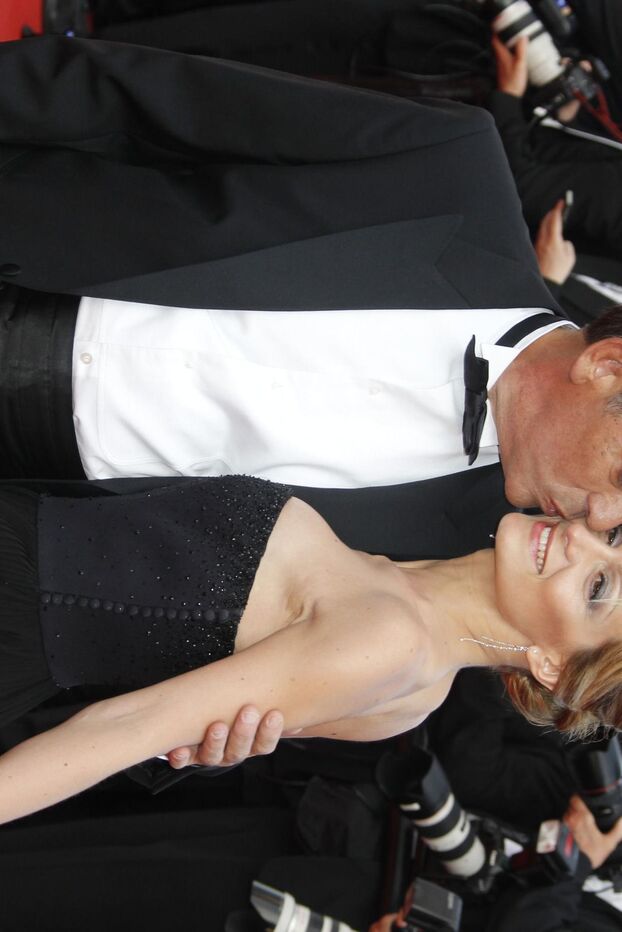 Thierry Ardisson con Audrey Crespo-Mara