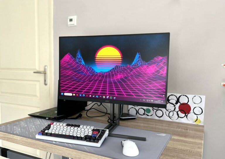 Colores vibrantes, una pantalla hecha para la creación visual.