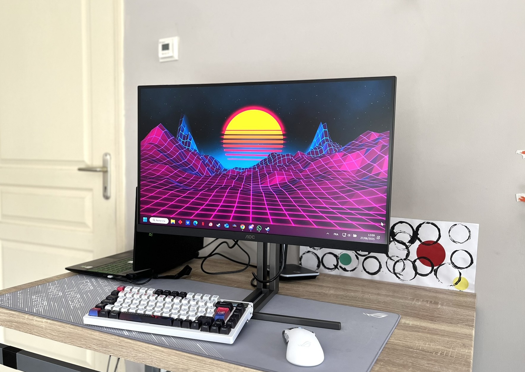 Colores vibrantes, una pantalla hecha para la creación visual.