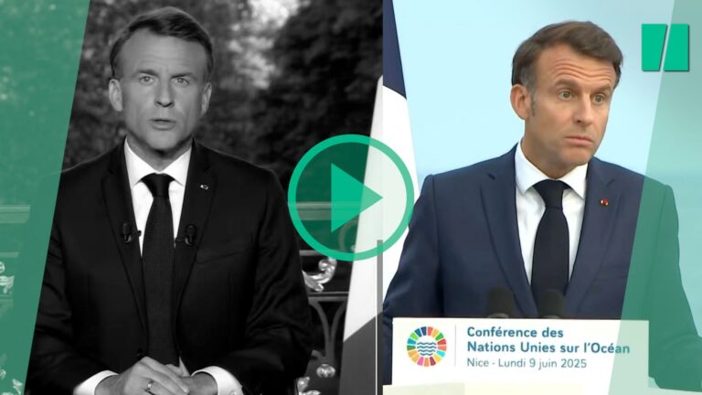 Cómo ha evolucionado el discurso de Macron sobre su disolución,