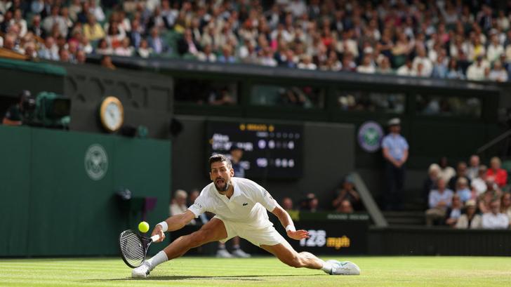 Djokovic brome sobre Federer, quien vino a ver su octavo