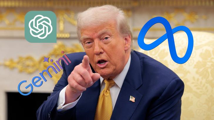 Donald Trump quiere "ganar la carrera de la IA" a