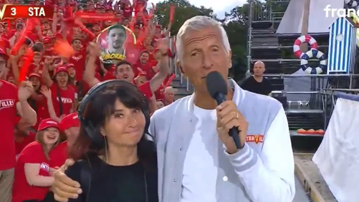 El emotivo guiño de Nagui durante su homenaje a Thierry