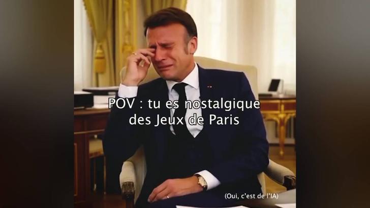 Emmanuel Macron comparte un video nostálgico de los JO de