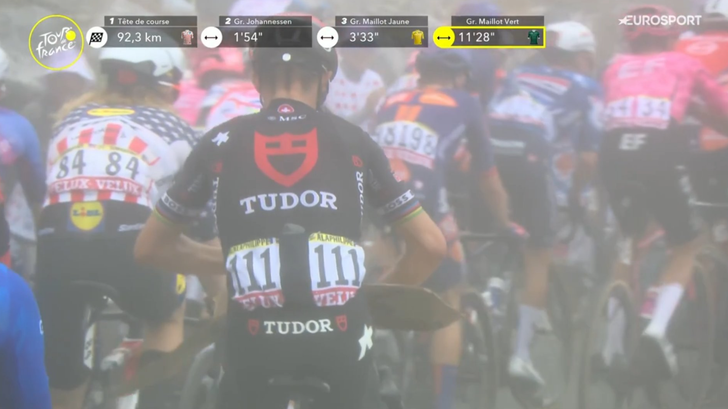 En el Tour de Francia, Julian Alaphilippe tomó el cartel