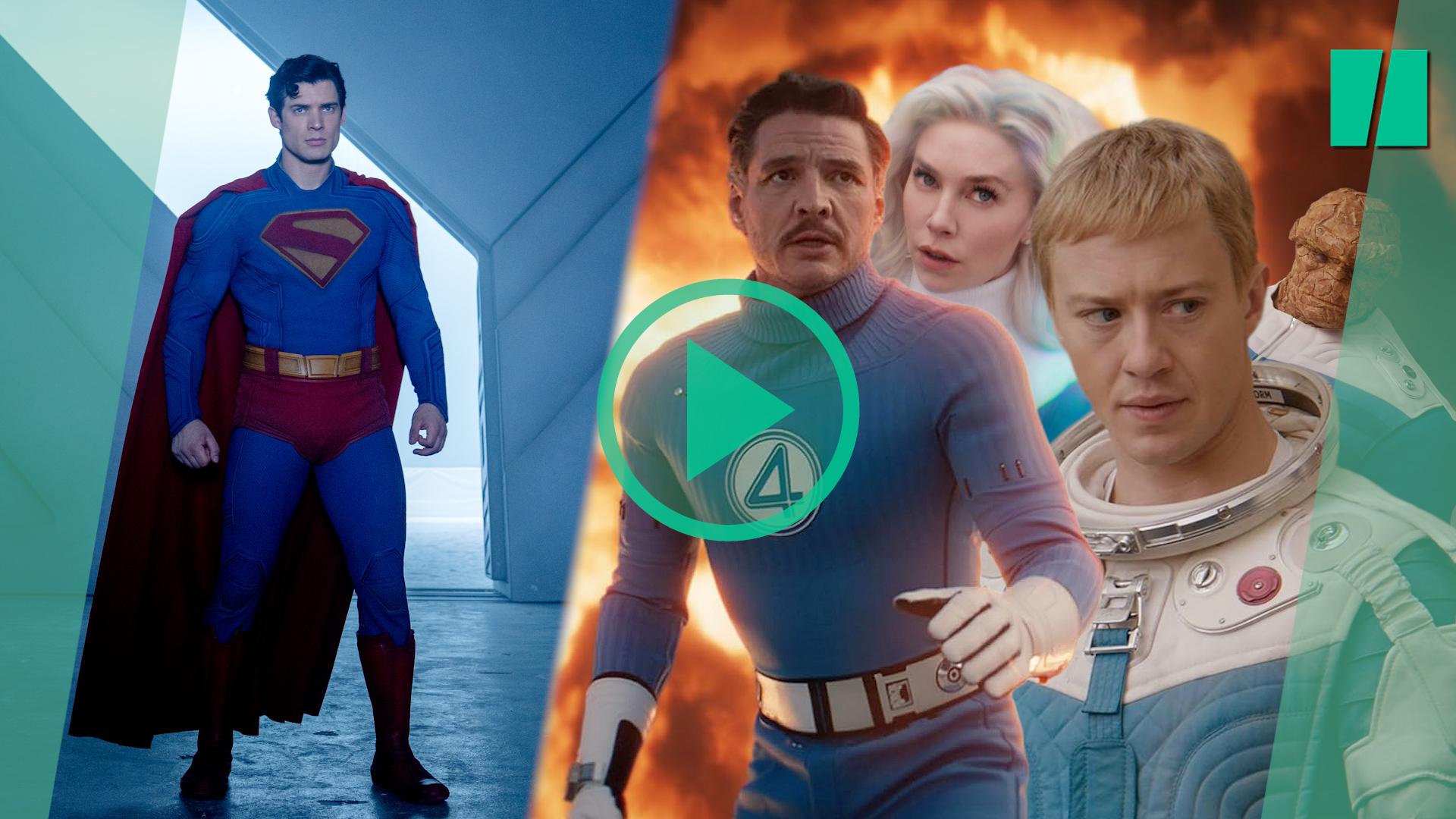 En el cine, "Superman" y "Los 4 Fantásticos" libran una