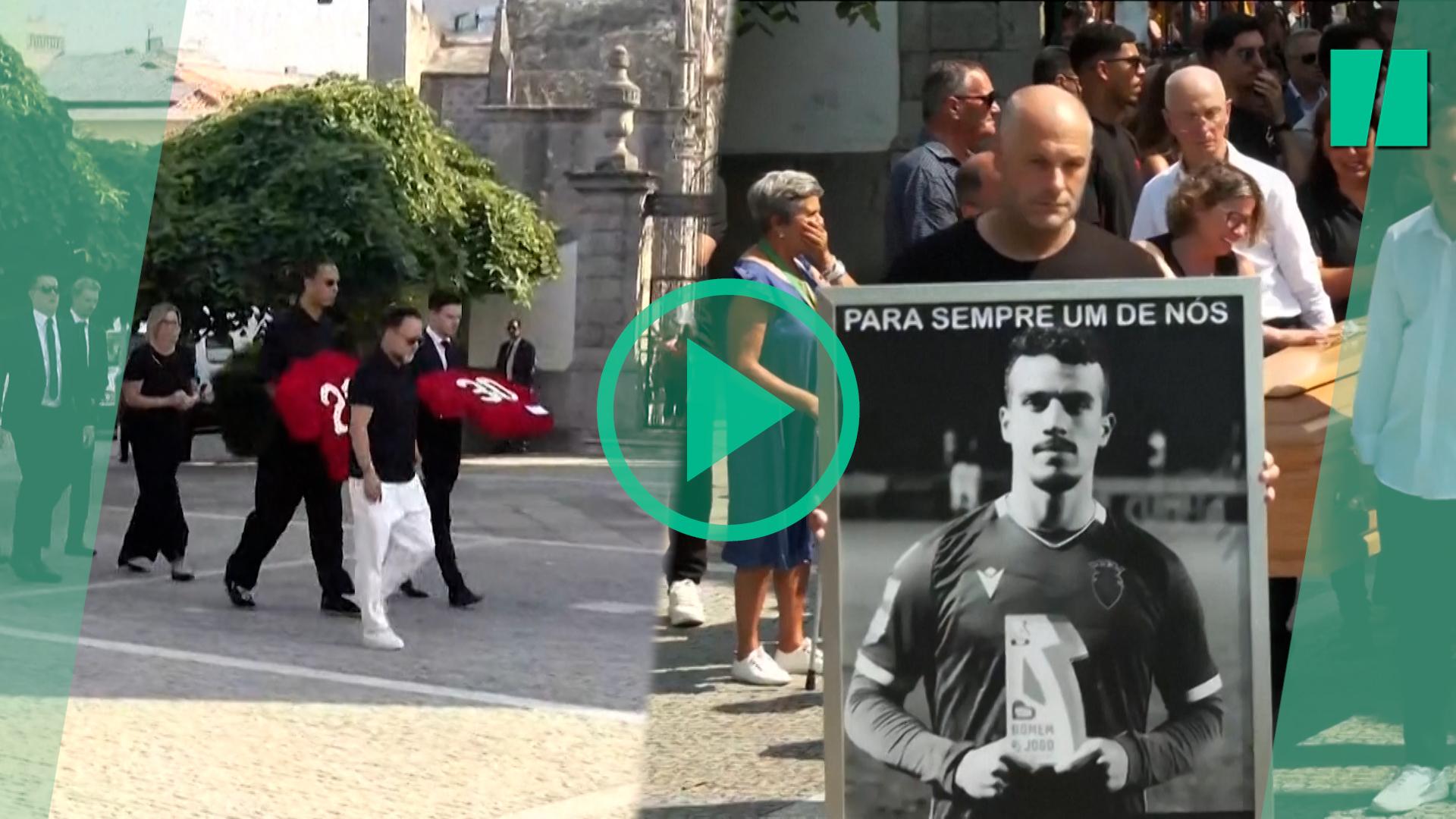 En las exequias de Diogo Jota, las emotivas imágenes de