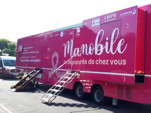 Flourens. El Mammóvil para prevenir el cáncer de mama.