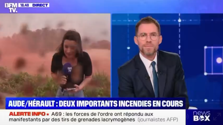 Las aclaraciones de BFMTV tras este duplex que terminó mal