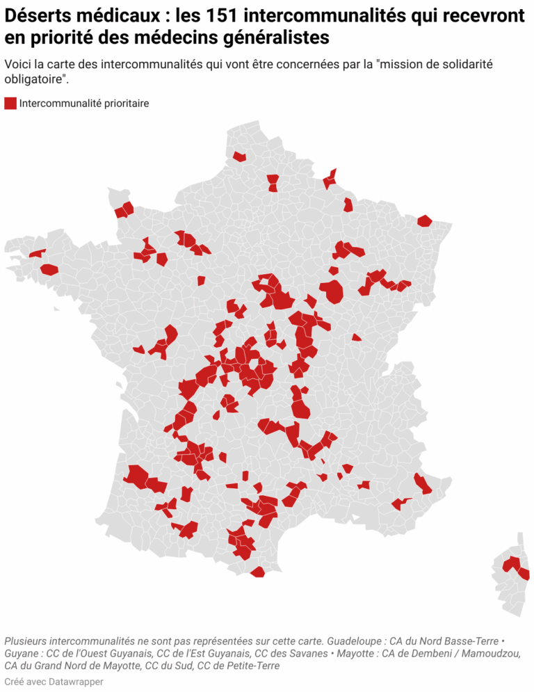 MAPA. Desiertos médicos: médicos generales voluntarios se unen en Francia