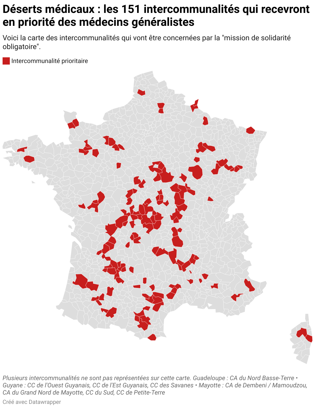 MAPA. Desiertos médicos: médicos generales voluntarios se unen en Francia