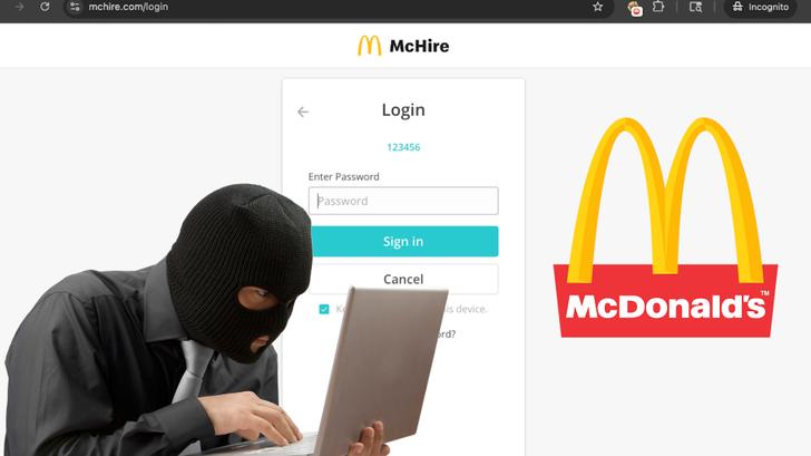McDonald's eligió la peor contraseña para su plataforma de reclutamiento...