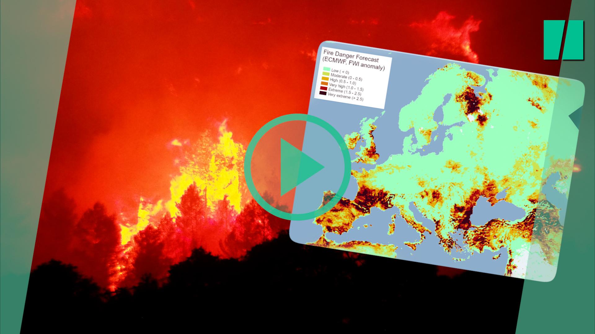 España, Italia, Grecia… El gran incendio en Aude no es