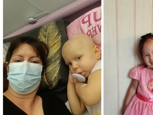 Afectada por un tumor raro y recurrente, los padres de