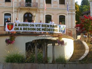Aubin. Los elegidos llaman a la población a movilizarse para