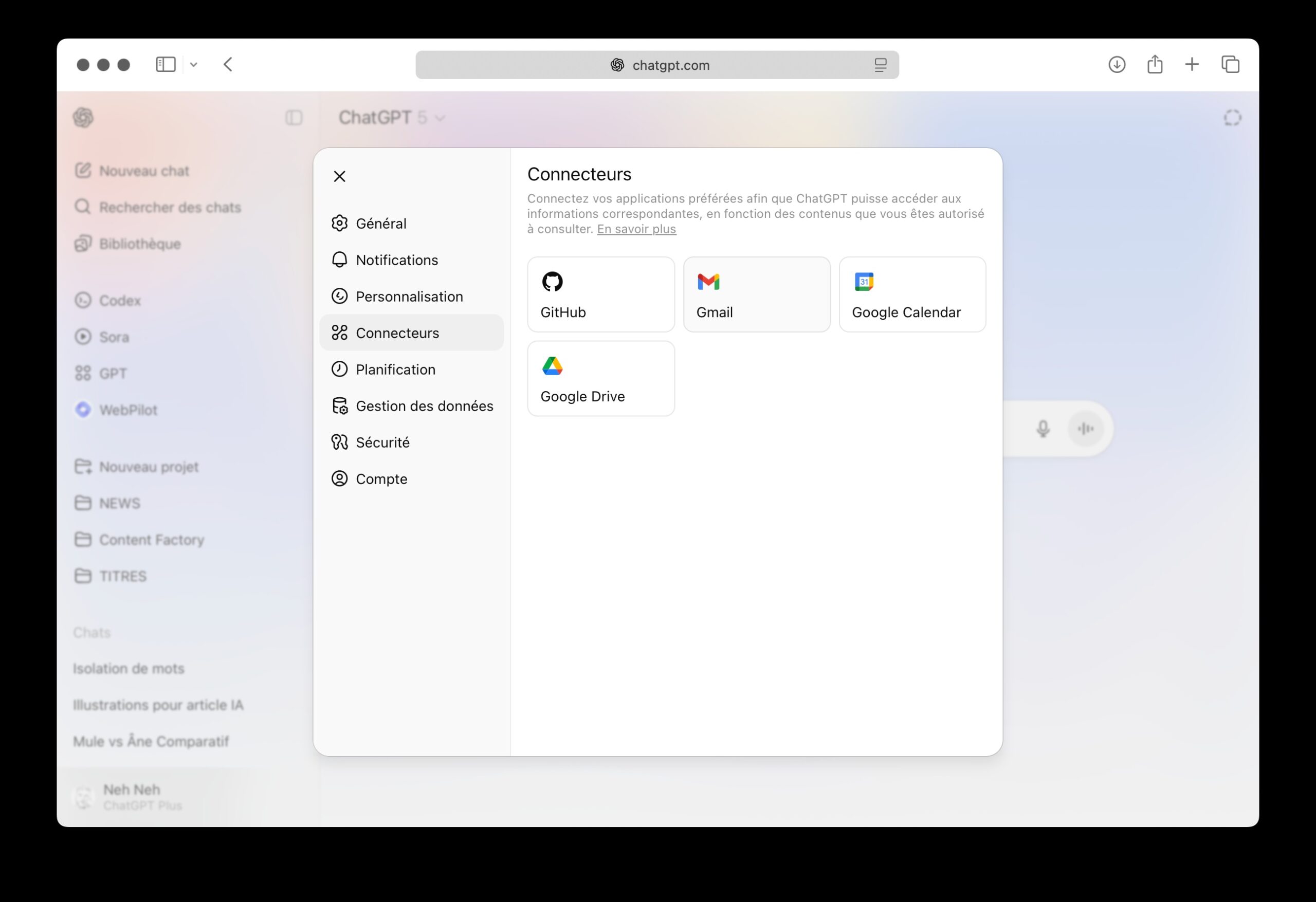 ChatGPT puede acceder a tus datos de Gmail y tu