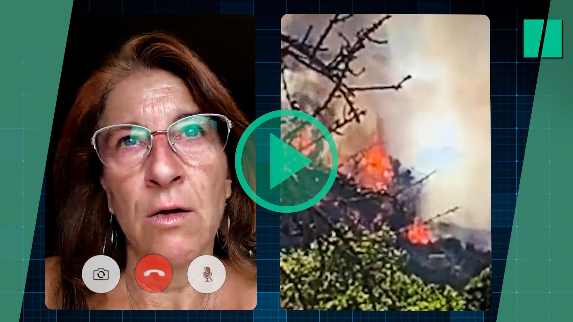 En Aude, el incendio grabado por una vecina muestra la