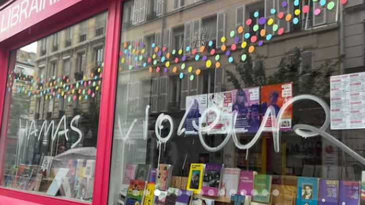 Esta librería parisina atacada por libros sobre Palestina