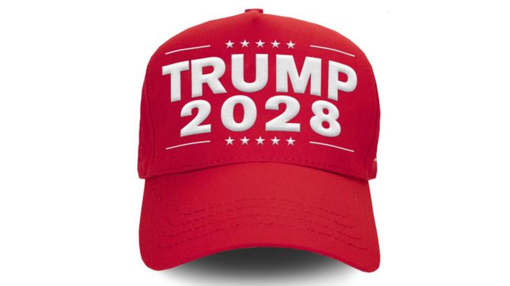 La casqueta 'Trump 2028' en venta.