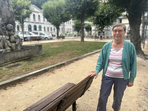 La fidelidad de Evelyne a los balnearios de Bagnères-de-Bigorre.