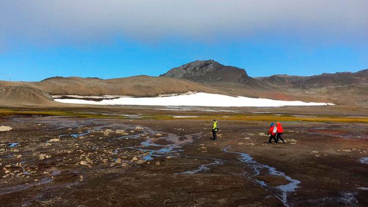 La fusión de los glaciares en la Antártida revela los