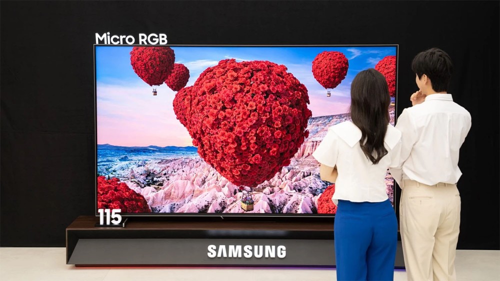 La nueva TV "Micro RGB" de Samsung es más grande