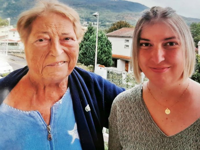 Regreso a casa para la ariegoise Maryvonne, después de un