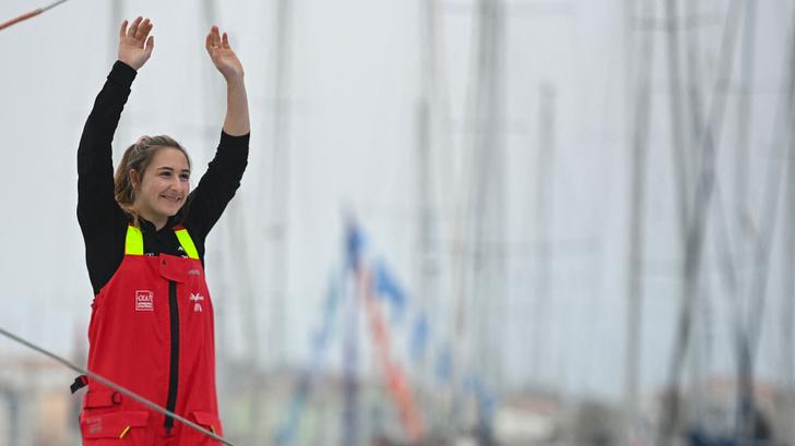 Violette Dorange, estrella del último Vendée Globe, confiesa haberse "agotado"