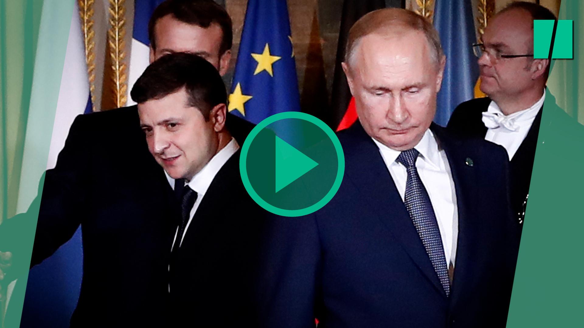 Vladimir Putin y Volodymyr Zelensky se encontraron una sola vez,